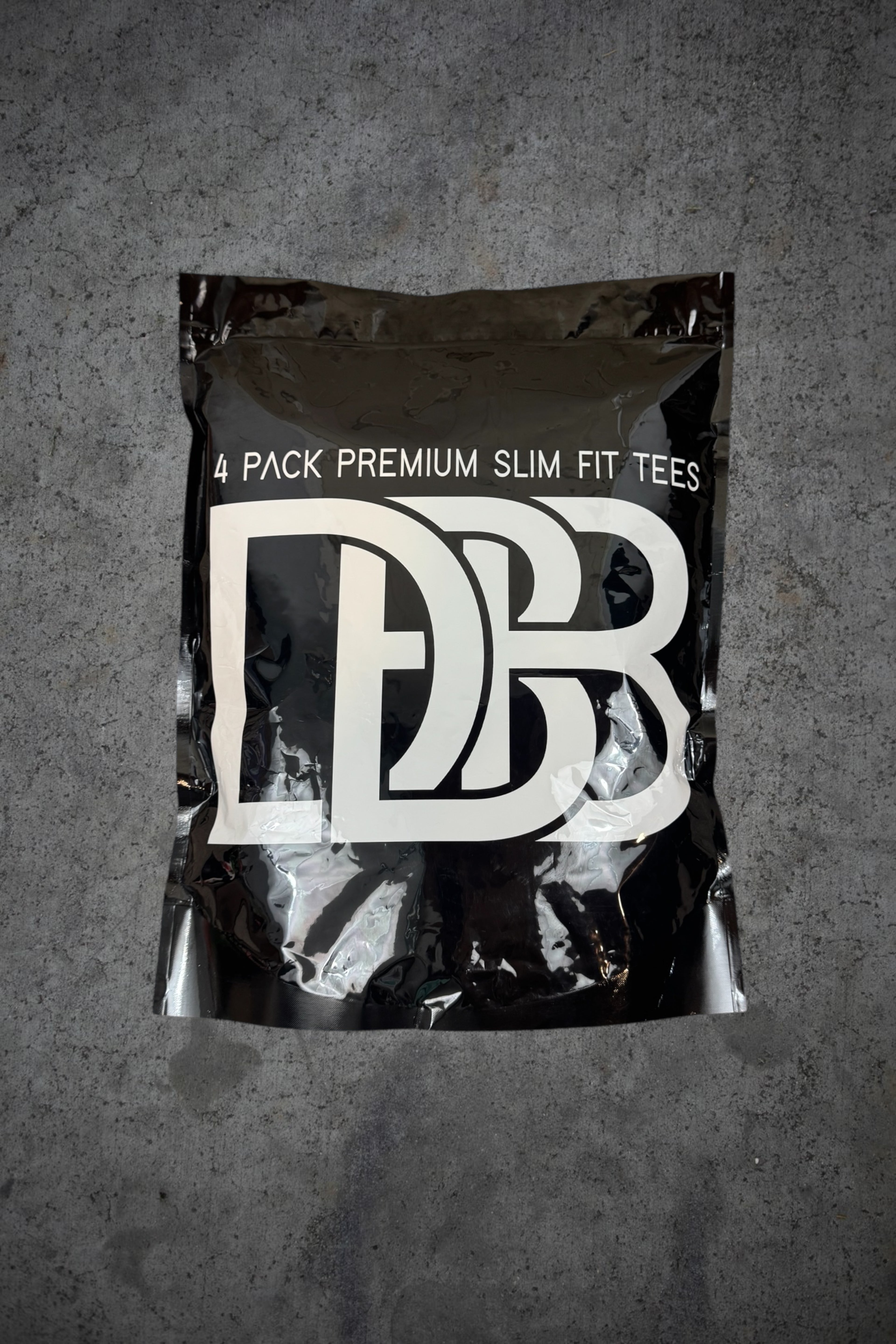 DUFFLEBAGBOYS MENS 4PCK SLIMFIT T-SHIRTS