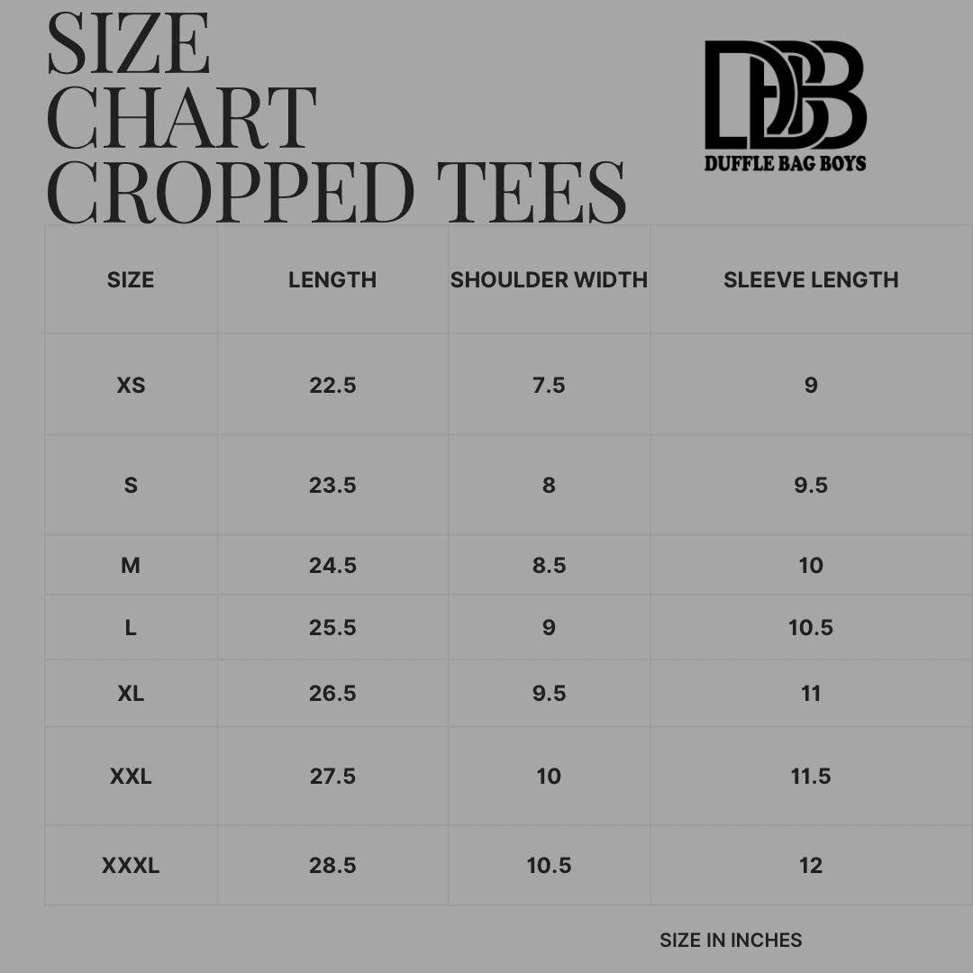 CASH ONLY CROPPED TEE