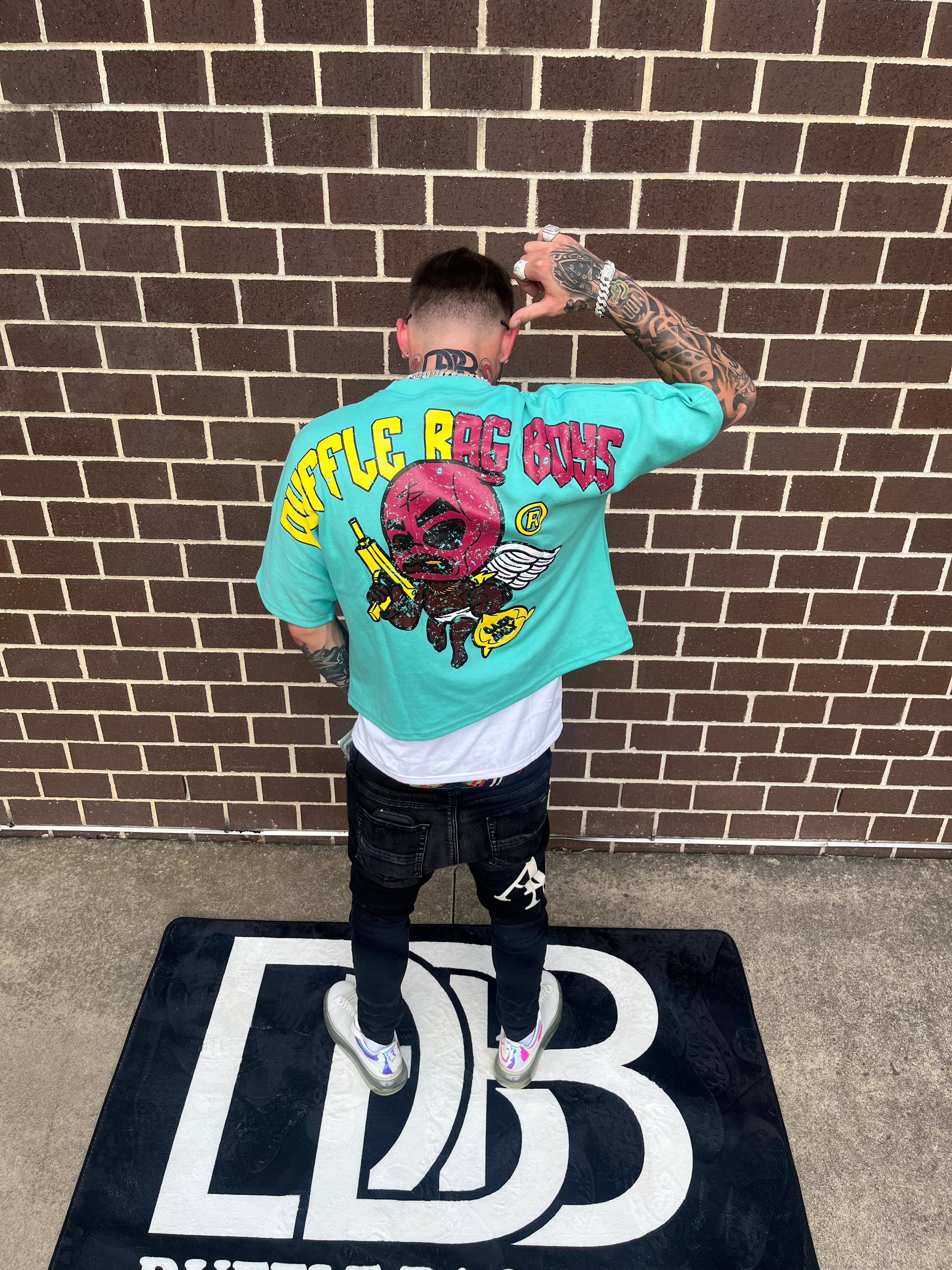 CASH ONLY CROPPED TEE