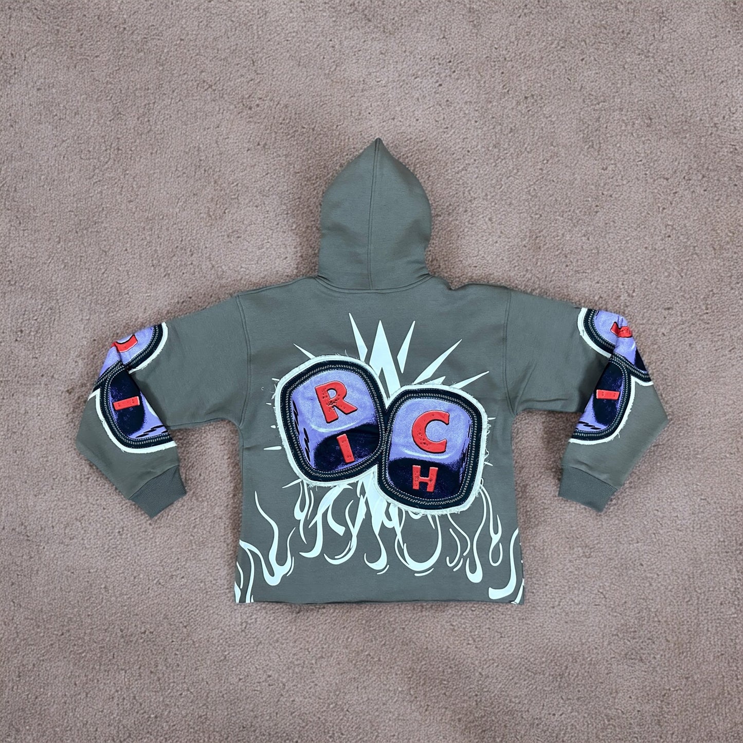 RICH HOODIE SHORT SET