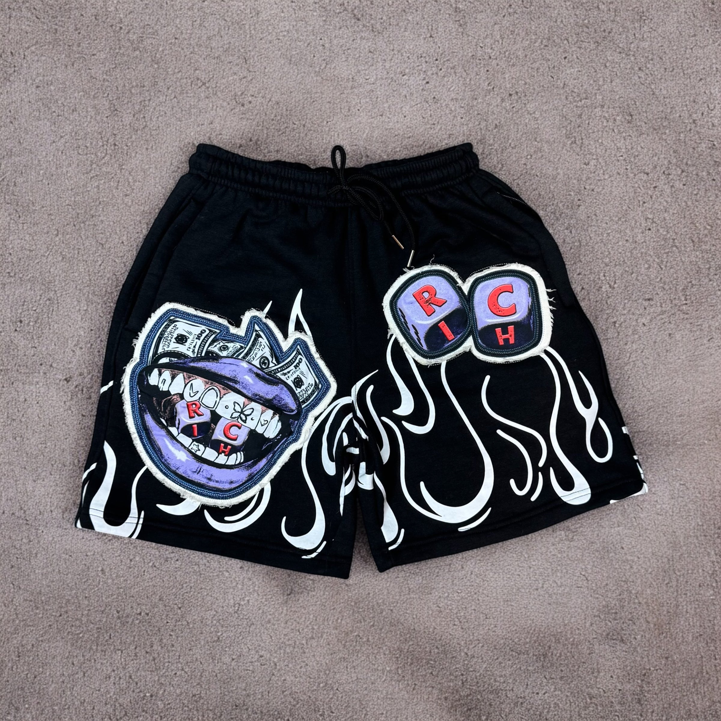 RICH HOODIE SHORT SET