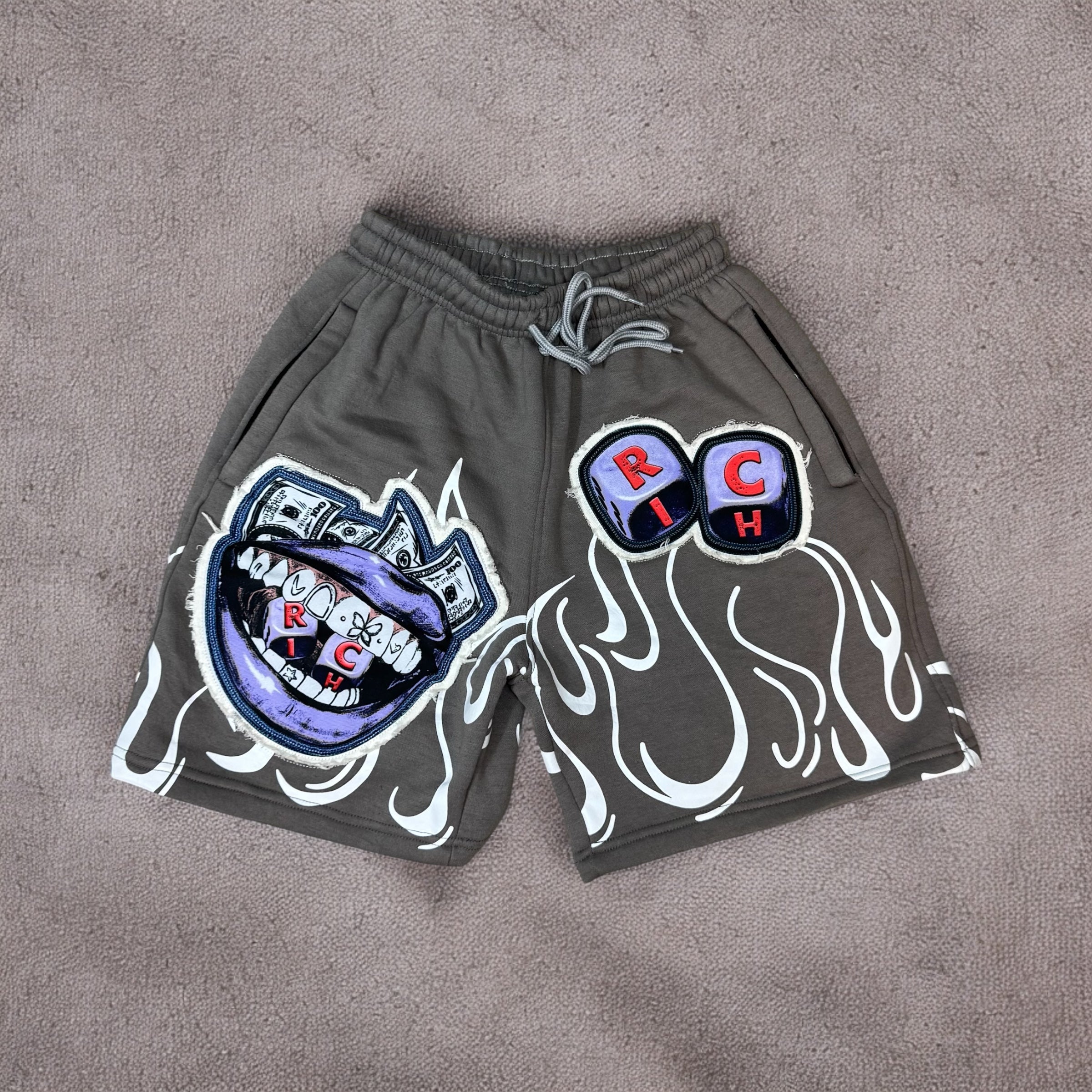 RICH HOODIE SHORT SET