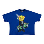 Face Card Golden Cropped Tee