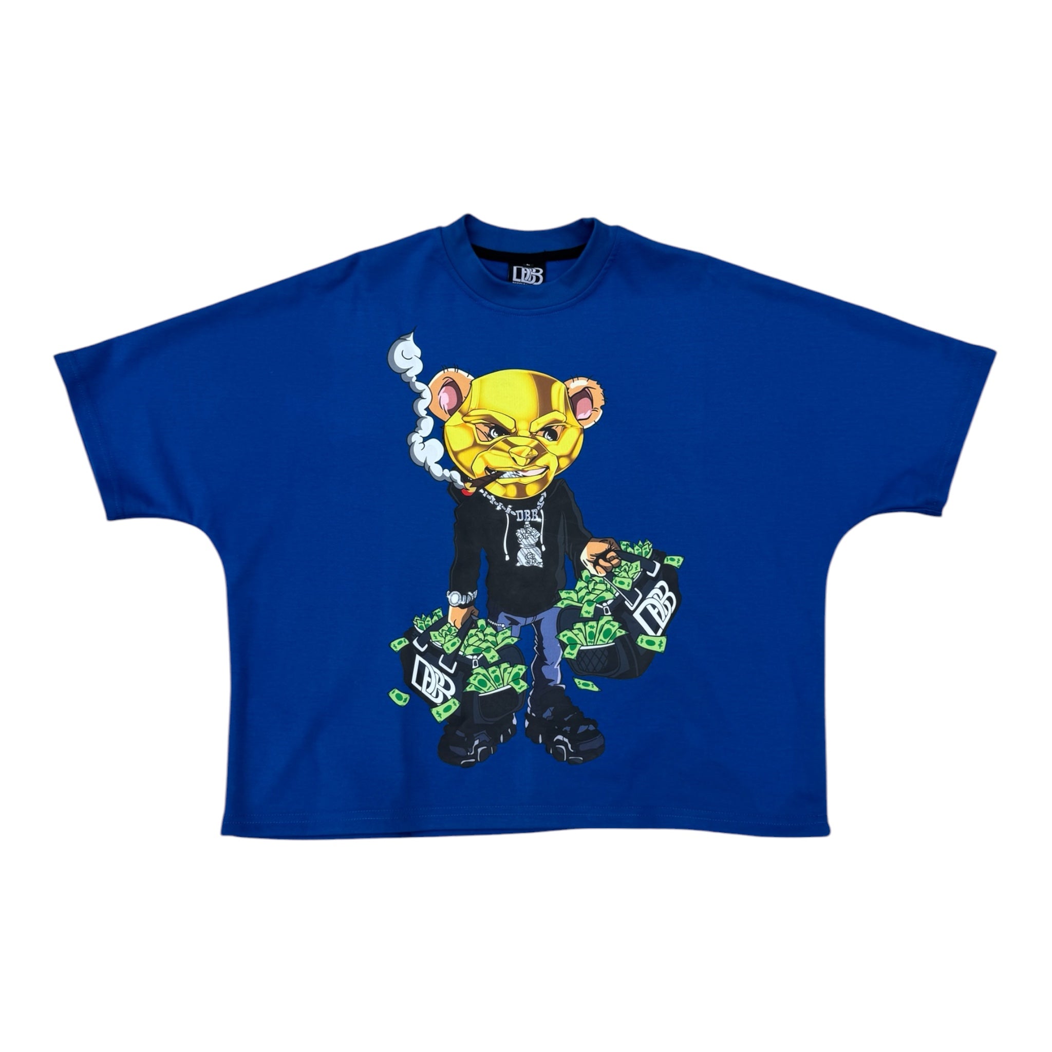 Face Card Golden Cropped Tee
