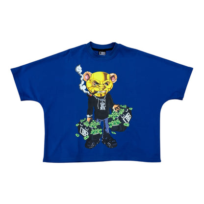 Face Card Golden Cropped Tee