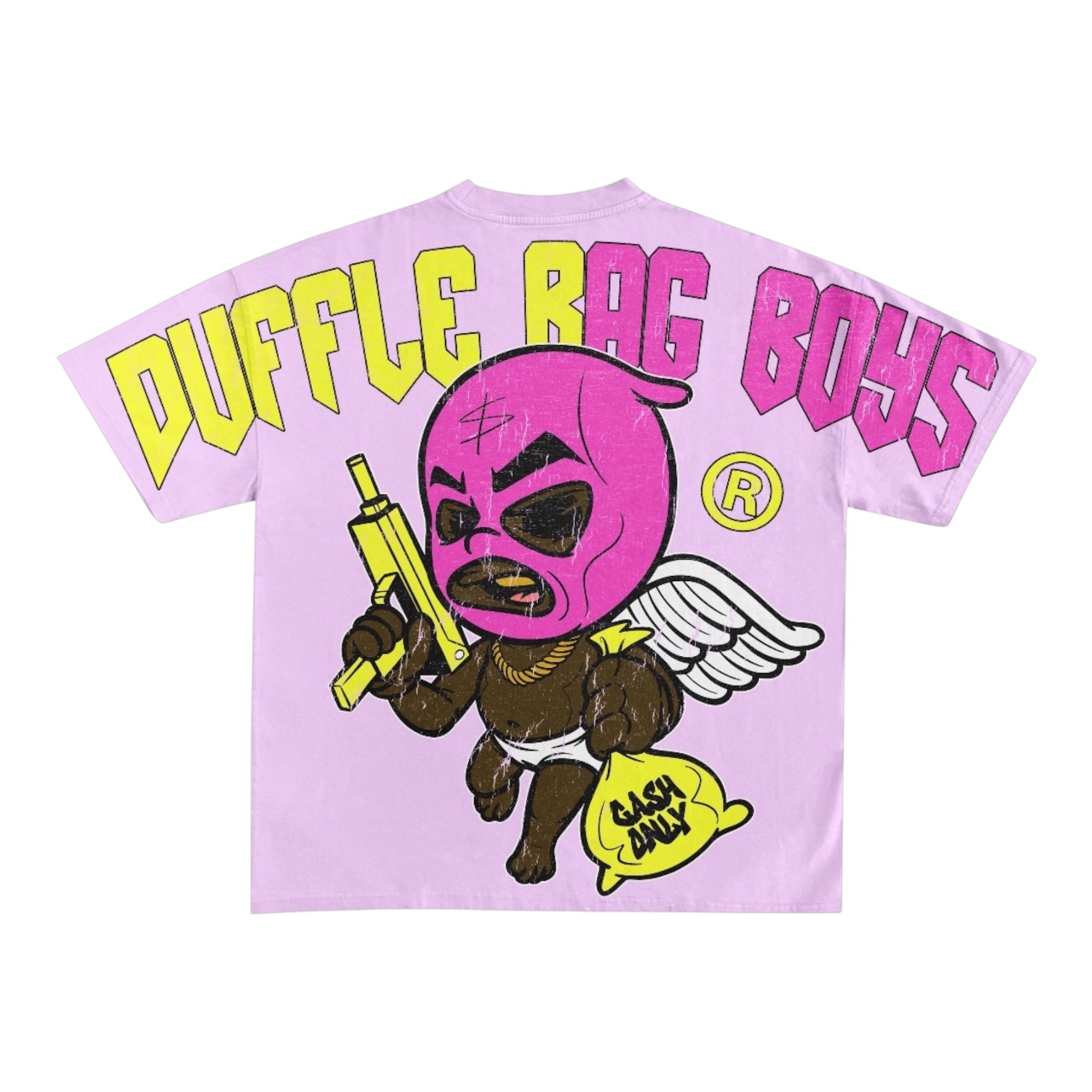 CASH ONLY CROPPED TEE