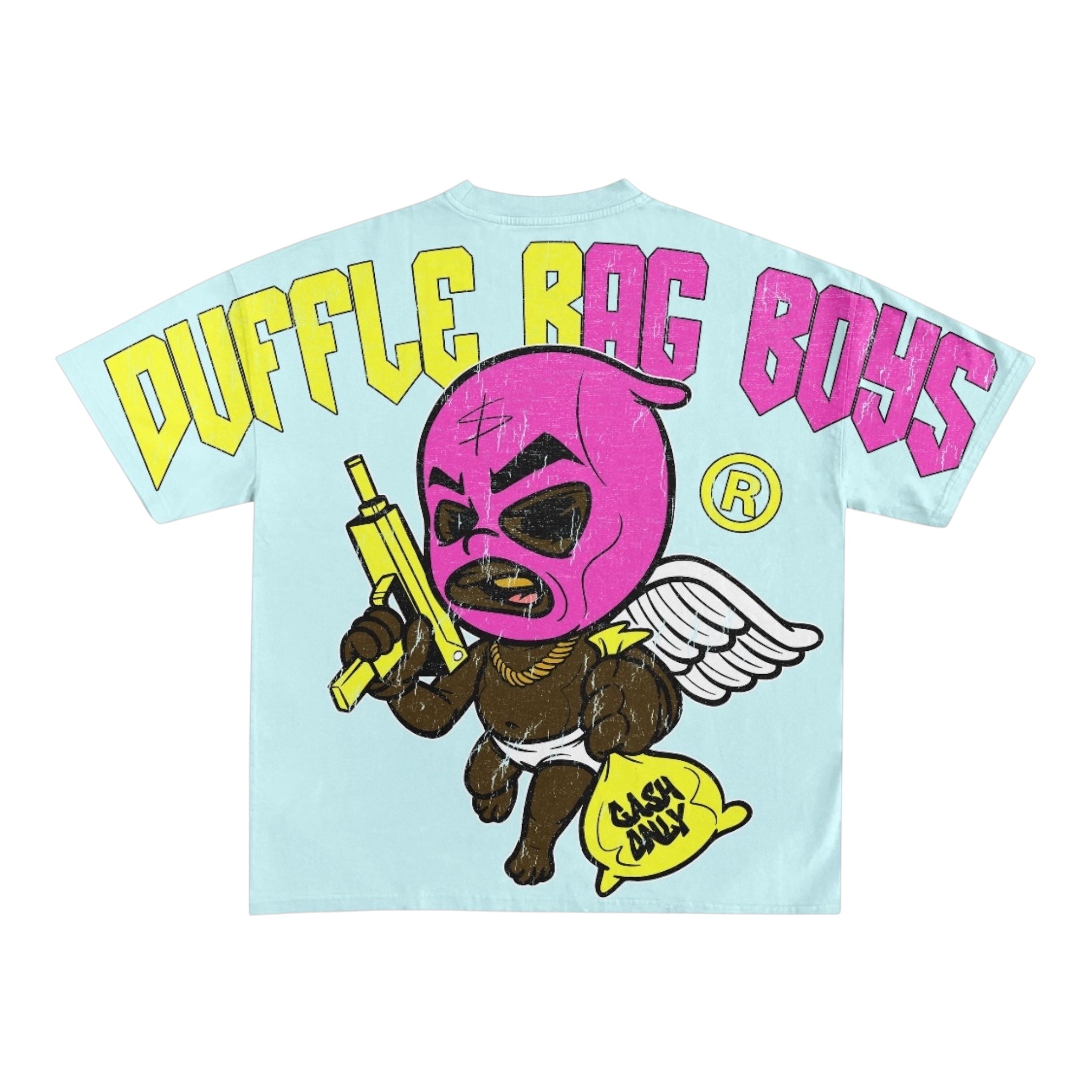 CASH ONLY CROPPED TEE