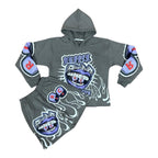 RICH HOODIE SHORT SET