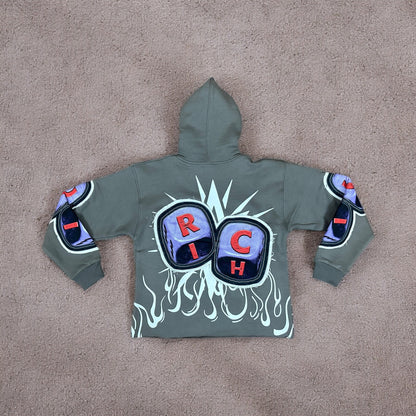 RICH HOODIE SHORT SET